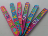 Customized Colourful Debossed Silicone Snap band