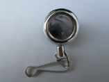 Metal Retractable Key Reel with clip