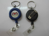 Retractable Badge Reel With Round Epoxy Logo