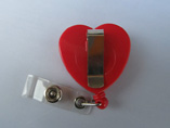 Heart Shaped Retractable Badge Reel