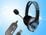 Promotional Computer USB Headphones