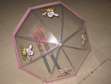 Transparent Cartoon Kids Umbrella