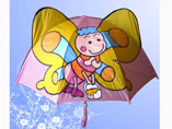 Animal Shaped Cartoon Kids Umbrella