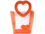Heart Shaped PVC Tote Bags