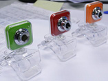 Transparent Square Clip USB Webcam