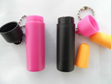 Customized reusable earplugs with plastic cases