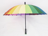 Wholesale Straight Auto Rainbow Umbrella