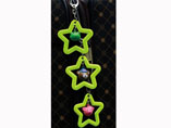 Star Shaped Reflective Keychain