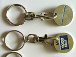 Advertising Locker Coin Key Ring