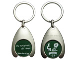 Custom Shopping Caddy Coin Keyring