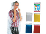Disposable Colourful Rain Poncho