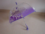 Plastic Bubble Clear Children Umbrella