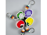 Promotional Fruit Shape EVA Keychain