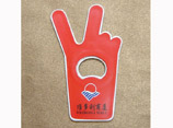 Victory Shaped Plastic Bottle Opener