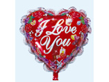 Wholesale Heart Shape Inflating Foil Balloon