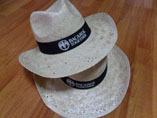 Cowboy Straw Hat With Cord