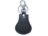 Wholesale Black PU Leather Keychain