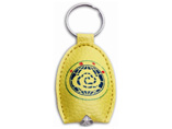 LED PU Leather Key Chain