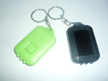 Solar Powered LED Keychain