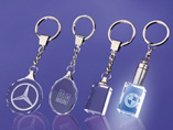 3D Laser Crystal Keychain