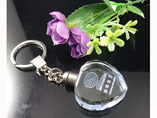 Heart Shaped Crystal Keychain