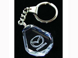 Transparent Crystal Keyring