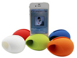 Egg silicon iphone speaker