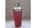 Paint Covered Stainless Steel Cocktail Shaker