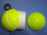 Disposable PE Raincoat In Tennis Ball