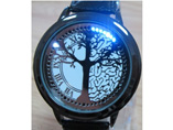 Christmas Tree Touch Screen LED Watch