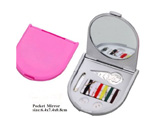 Pocket Mirror With Sewing Kit