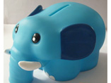 Wholesale PVC Elephant Coin Bank