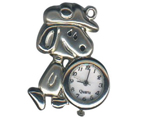 Dog Shape Keychain Watch