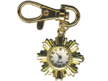 Flower Style Metal Key Holder Watch