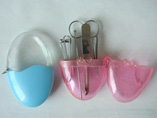 Portable Travel Clear Manicure Set