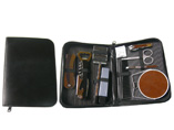 Man Manicure Set in Leatherette Case