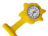 Flower Silicone Fob Nurse Watch