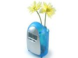 Water Power Digital Clock with Flower Holder