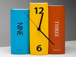 Book Style Table Clock