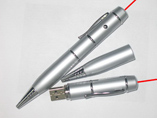 Custom Laser pointer USB Flash Memory Pen