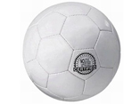 Machine stitch white sport football