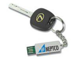 Advertising Logo Keychain Webkey Disk