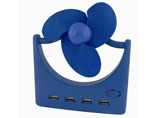 Promotional USB Fan With Hub