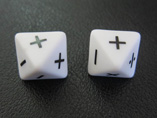 Hot selling acrylic 8 sides dice