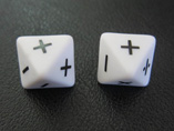 Hot selling acrylic 8 sides dice