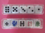 Personalized Poker dice set toy