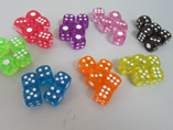 Promotional 10mm round corner transparent dice