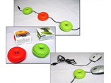 Silicone bobbin winder for computer mouse