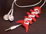 Headphone line fish cable holders