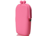 Cute Lady Women Silicone Coin Purse